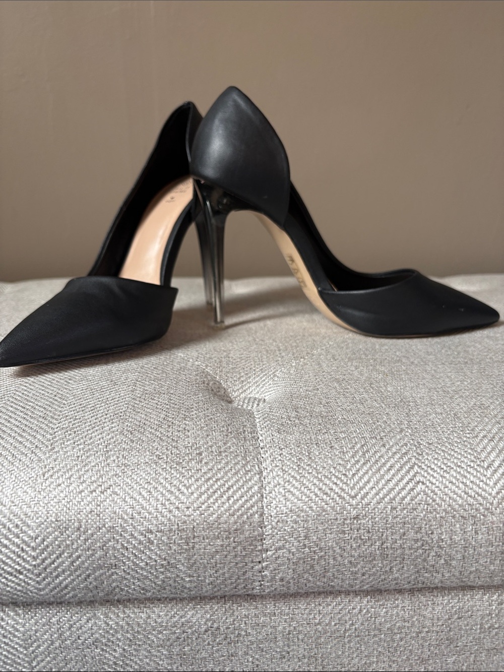 Classic Black Pointed-Toe Stiletto Pumps